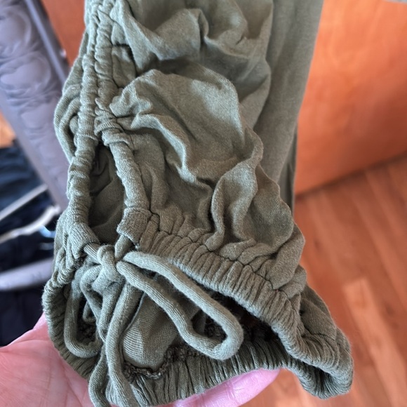 Green Drawstring Pants - Picture 3 of 3